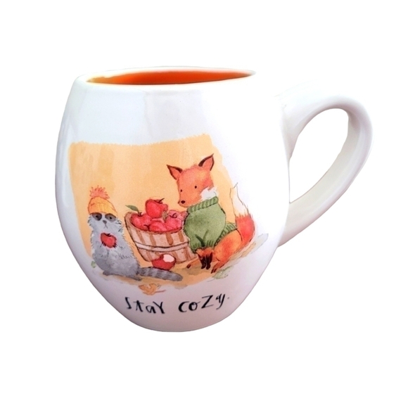 Rae Dunn Stay Cozy Ceramic Coffee Tea Beverage Mug - Picture 1 of 12